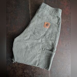 Green Workwear Shorts